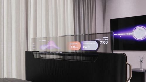 LG在CES 2021展示55寸透明电视 透明触摸屏锁智能家居场景